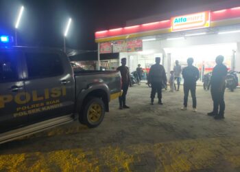 Giat Patroli Pengamanan Takbir Keliling Perayaan Hari Raya Idul Adha 1445 Η Oleh Polsek Kandis