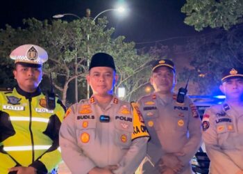 Kapolres Rokan Hulu Turunkan Personil Polisi Untuk Kelancaran Pawai Hari Raya Idul Adha 1445H