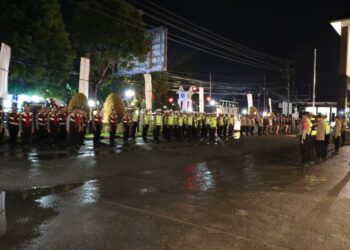 Polres Aceh Tengah Gelar Apel Kesiapan Pengamanan Malam Takbiran Idul Adha 1445 H 