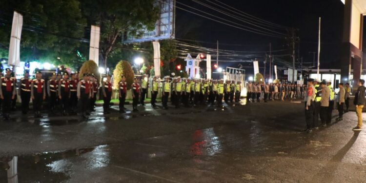 Polres Aceh Tengah Gelar Apel Kesiapan Pengamanan Malam Takbiran Idul Adha 1445 H 