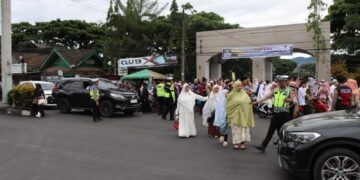Polres Aceh Tengah Terjunkan Puluhan Personel Amankan Sholat Idul Adha 1445 H