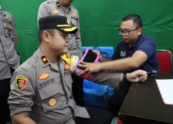 Sambut Hari Bhayangkara 78, Polres Aceh Tengah Gelar Bakti Kesehatan Donor Darah