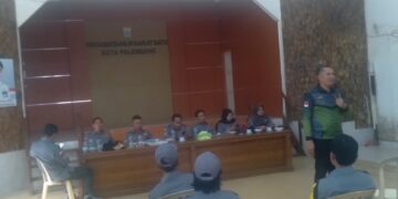 Gelar Apel Siaga Kamtibmas Se- Kecamatan Ilir Barat 1 Kota Palembang 