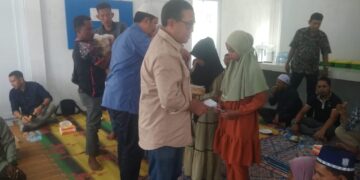 Kepala UPTD Unit Air Limbah Kota Langsa Peusijuk Kantor Baru Dan Halal Bi Halal