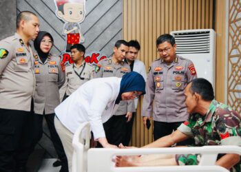 Bhakti Kesehatan Hari Bhayangkara, Polda Sumsel Peduli Personel TNI-Polri Penyandang Disabilitas