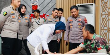 Bhakti Kesehatan Hari Bhayangkara, Polda Sumsel Peduli Personel TNI-Polri Penyandang Disabilitas