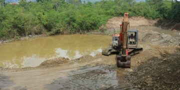 Diduga Penambang Material Sertu Ilegal Dibantaran Sungai Porang