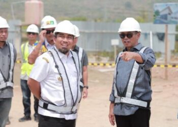 Pj Bupati Iswanto Tinjau Pembangunan Gedung Amanah Di KIA Ladong