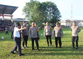 Pastikan Siap, Kapolda Sumsel Pimpin Gladi Upacara Hari Bhayangkara Ke- 78