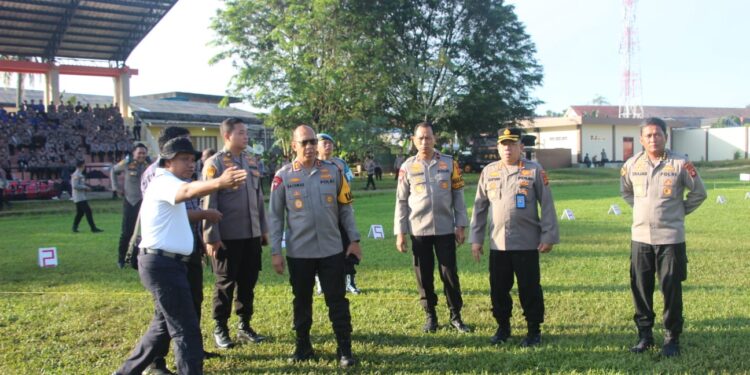 Pastikan Siap, Kapolda Sumsel Pimpin Gladi Upacara Hari Bhayangkara Ke- 78