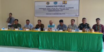 Konsultasi Publik Pengadaan Tanah Jalan Tol Ruas Simpang Indralaya – Muara Enim Ogan Ilir 
