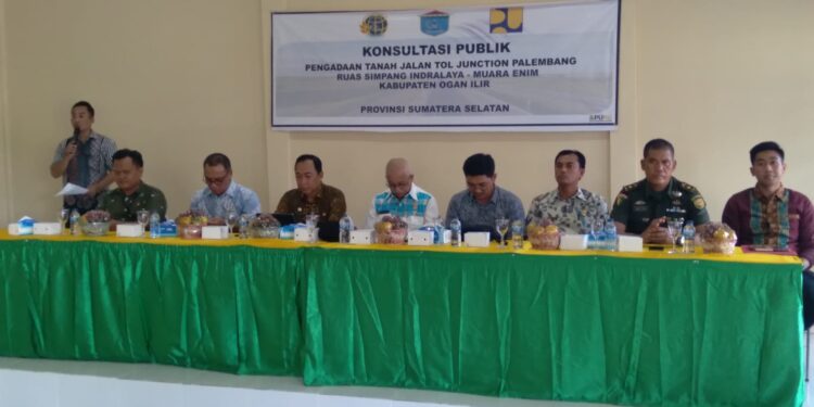 Konsultasi Publik Pengadaan Tanah Jalan Tol Ruas Simpang Indralaya – Muara Enim Ogan Ilir 