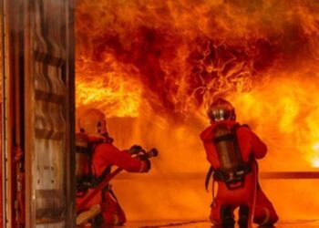 Kebakaran Menghanguskan 4 Unit Toko Di Cunda Lhokseumawe Saat Azan Subuh