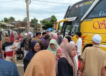 Kloter 7 Calon Jemaah Haji Kabupaten Aceh Utara Berangkat Menuju Embarkasi Banda Aceh