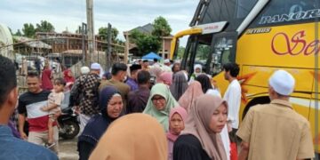 Kloter 7 Calon Jemaah Haji Kabupaten Aceh Utara Berangkat Menuju Embarkasi Banda Aceh