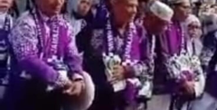 172 Calhaj kloter 7 Lhokseumawe Bertolak Ke Embarkasi Sultan Iskandar Muda Banda Aceh