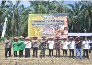 TANAM PERDANA PROGRAM I’M JAGONG, PJ. BUPATI ASRA MINTA DINAS TEKNIS OPTIMASI PEMANFAATAN LAHAN KOSONG