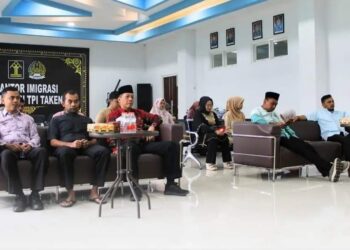 Kantor Imigrasi Takengon Melaksanakan Acara Tausyiah Rutin