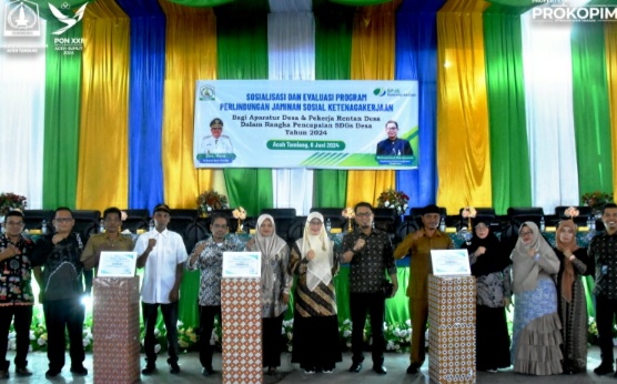 ASISTEN BUPATI BUKA SOSIALISASI BPJS KETENAGAKERJAAN PENTINGNYA JAMINAN SOSIAL