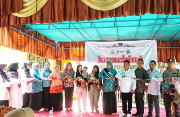 BUKA GERAKAN SERENTAK INTERVENSI STUNTING, PJ. BUPATI ASRA LUNCURKAN RGG ALUR MENTAWAK