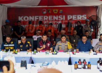 Dittipidnarkoba Bareskrim Polri Bersama Polda Sumut dan Bea Cukai Berhasil Bongkar Laboratorium Rahasia Ekstasi