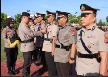 5 Perwira Polres Lhokseumawe Di Mutasi/Promosi Jabatan Dari Polsek Sampai Ke Mapolda Aceh