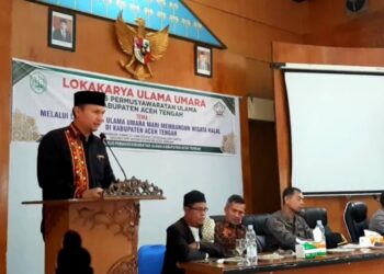 Asisten I Mursyid Hadiri Lokakarya Ulama Umara MPU “Mari Membangun Wisata Halal Di Kabupaten Aceh Tengah”