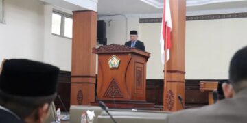Pj. Bupati T. Mirzuan Sampaikan Qanun Pertanggungjawaban APBK Aceh Tengah 2023
