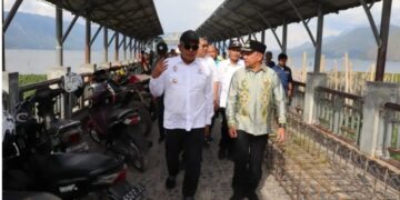 Pj. Bupati T. Mirzuan Dampingi Pj. Gubernur Aceh Tinjau Venue Triathlon Dan Pacuan Kuda