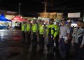 Satlantas Polres Aceh Tengah Bersama Dishub Apel Malam Menyambut HUT Bhayangkara Ke 78