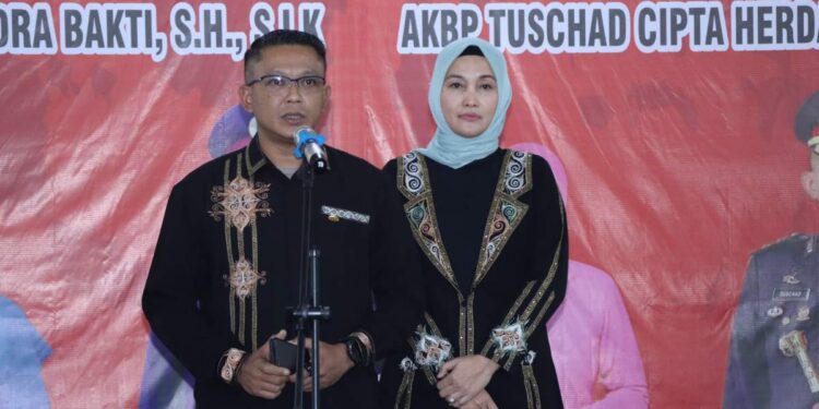 Hadiri Lepas Sambut Di Pendopo Bupati Bener Meriah, AKBP Nanang Ucapkan Terima Kasih