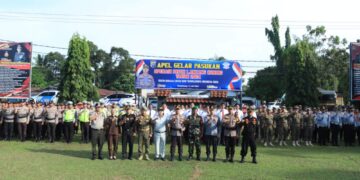 Polres Kampar Gelar Apel Pasukan Operasi Patuh Lancang Kuning 2024