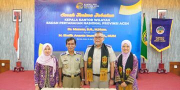 Shafik Ananta Inuman Resmi Jabat Kakanwil BPN Provinsi Aceh