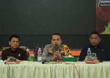 Kapolres Kampar Hadiri Pembahasan Penetapan Status Kebakaran Hutan Dan Lahan 