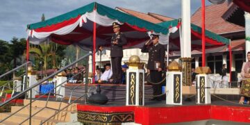 Kapolres Aceh Tengah Dody Indra Eka Putra Pimpin Upacara Hari Bhayangkara Ke- 78