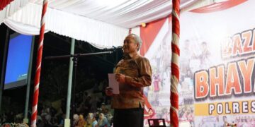 Pj Bupati Azmi Buka Bazaar UMKM Dalam Rangka HUT Bhayangkara Ke 78 Polres Aceh Singkil