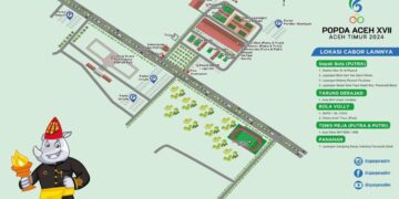 Denah Lokasi Perhelatan POPDA XVII Bisa Di Akses Melalui QR Code