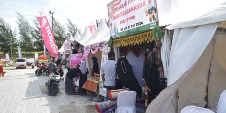 Meriahkan POPDA Aceh Timur, Dari Bazar Kuliner Hingga Wahana Permainan 