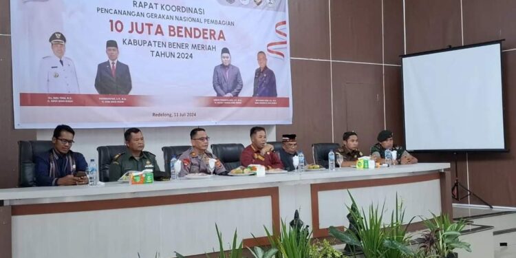 Pemkab Bener Meriah Canangkan Gerakan Nasional 10 Juta Bendera Merah Putih