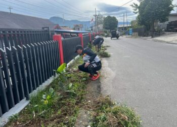 Wujudkan Lingkungan Bersih Dan Asri, Rutan Takengon Melaksanakan Gotong Royong