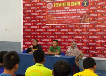 Penuhi Hak, 30 WBP Antusias Ikuti Penyuluhan Hukum Di Rutan Takengon