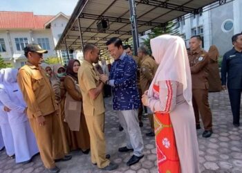 Apel Bersama Di Lingkungan Pemkab Bener Meriah, Haili Yoga Pamitan