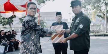 Pj Bupati Bireuen Aulia Sofyan Terima 625 Mahasiswa KKM