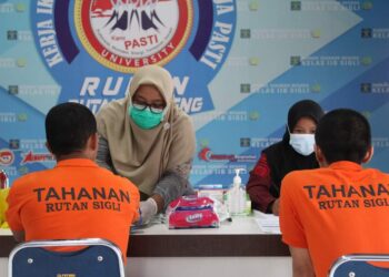 Sambut Hari Pengayoman Ke-79, Rutan Sigli Bersama Puskesmas Sigli Prioritaskan Kesehatan WBP 