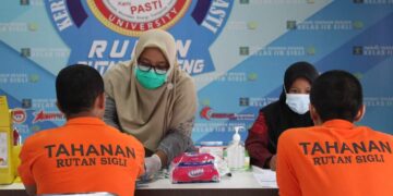 Sambut Hari Pengayoman Ke-79, Rutan Sigli Bersama Puskesmas Sigli Prioritaskan Kesehatan WBP 