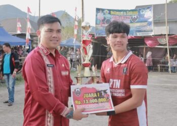 Tutup Piala PD RG Futsal Cup, Pj. Sekda Bener Meriah Khairmansyah : Pemain Junjung Tinggi Sportivitas