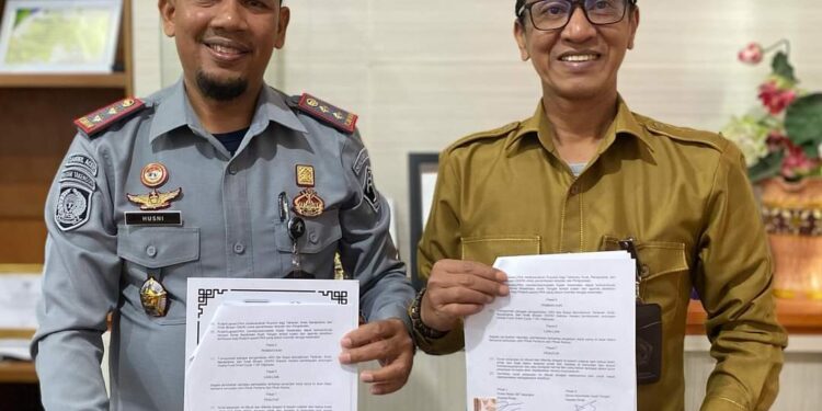 Cegah HIV-AIDS Dan TBC, Rutan Takengon Tanda Tangan Kerjasama Dengan Dinkes Aceh Tengah 