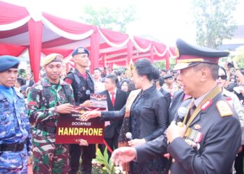 Kemeriahan HUT Bhayangkara ke- 78, Polda Sumsel Gelar Upacara Dan Tasyakuran