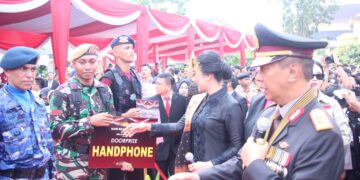 Kemeriahan HUT Bhayangkara ke- 78, Polda Sumsel Gelar Upacara Dan Tasyakuran