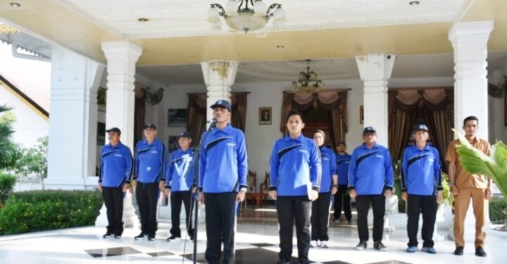 Pj. Walikota Langsa Syaridin Melepas 123 Atlet POPDA 